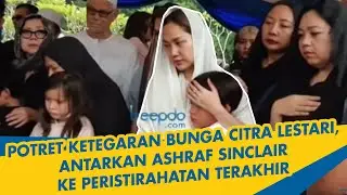 Potret Ketegaran Bunga Citra Lestari, Antarkan Ashraf Sinclair ke Peristirahatan Terakhir
