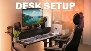 My Ergonomic Compact Desk Setup!