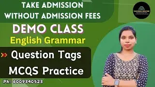 MCQ || Question Tags || English || By Susmita Ma'am || #tet #stgt #tpsc #wbtet