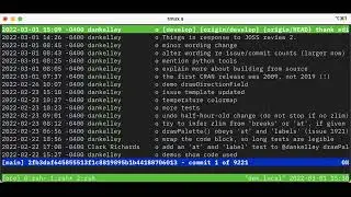 tig: a fast text-based interface to git