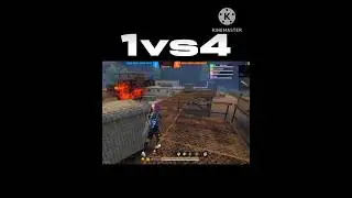 Free fire 1 vs 4 ACE impossible 🗿.free fire ! #freefire #shorts #viralshorts