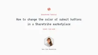Change the color of success buttons in a Sharetribe marketplace