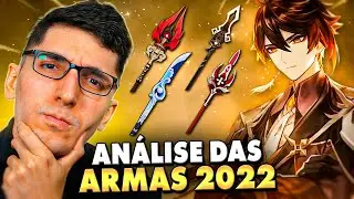 GUIA DO ZHONGLI 2022: ARMAS EXPLICADAS! | GENSHIN IMPACT
