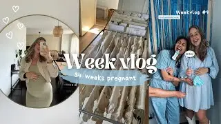 Beginnen aan de eerste baby wasjes en Mike z’n “daddy shower”🩵 | VLOG #9