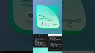 3D Card Design using html and css | 
