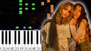 Marte - Sofia Reyes, Maria Becerra - Piano Tutorial - KeySynth