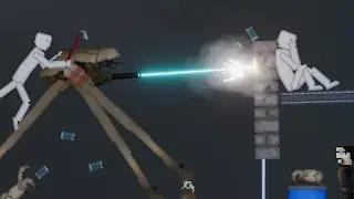 Strider From Half Life 2 Vs People In People Playground