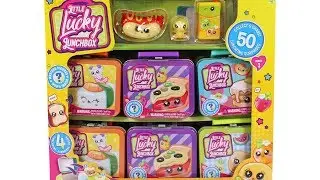 Little Lucky Lunchbox Tins Full Case Unboxing Toy Review