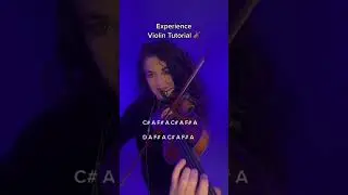 Experience, Ludovico Einaudi, Susan Holloway Violin Tutorial, lower octave #violintutorial #violin