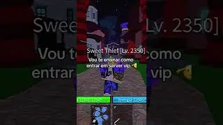 Cansado de jogar em server público de Blox Fruits? vou te ensinar entrar em server vip de blox fruit