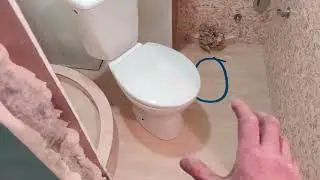 Toilet fasteners with silicone.