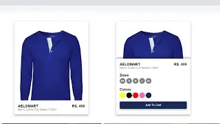 Animated Product Card UI Design using Html & CSS | Amit Tutorial 