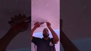 Efeito Céu estrelado com fibra óptica! 🤩🤩⭐️⭐️ 