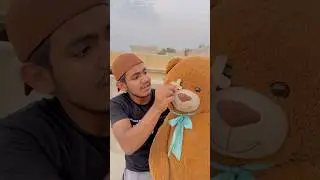 Cute teddy bear crying 🥲❤️|