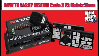 How To Easily Install Code 3 Z3 Matrix Siren ( 