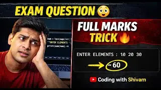 👉 Python Exam Question 😱 | Sum of Multiple Inputs in 1 Line 🔥 