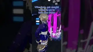 When you get caught trying to go to that one world...  #vtuber #vrc #anime #vrchat #vrchatfunny