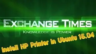 Installing an HP Printer using HPLIP on Ubuntu 15.04