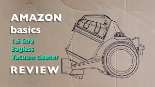 Amazonbasics Cylinder Bagless Vacuum Cleaner HEPA filter 700W Review