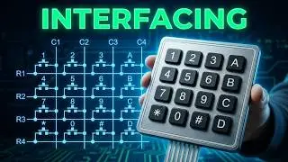 Keypad working | 4x4 Keypad Interfacing | Hex Keypad Interfacing | Matrix Keypad Interfacing 