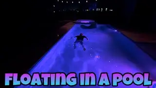 Floating in a pool!!