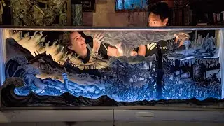 How we built a 6 foot long diorama to explain Climate Equity