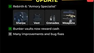Showcasing all the new rebirth 6 weapons!