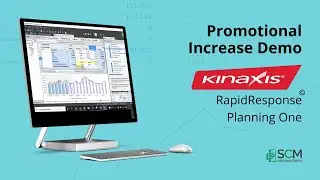 Promotional Increase Demo in Kinaxis RapidResponse Planning One