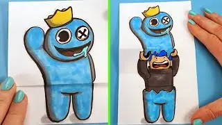РАДУЖНЫЕ ДРУЗЬЯ 💙 СИНИЙ монстр  ► РОБЛОКС ► ROBLOX