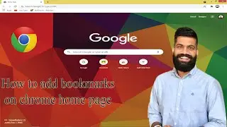 How to add bookmarks in chrome home page
