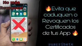 Evita que Revoquen o Caduquen tus Apps 🚫No jailbreak 🚫No Pc
