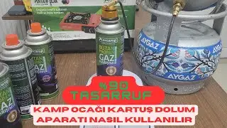 Kamp Ocağı Kartuşu Dolum Aparatı ile Kartuş Dolumu Nasıl Yapılır