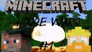 Minecraft Xbox 360 Edition Splitscreen Co-op Gameplay: House Wars Part 1 - In the Beginning