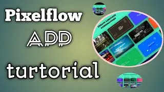 Best text editor Pixelflow app turtorial // 