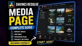 Media Page Basics in DaVinci Resolve | Beginner Tutorial