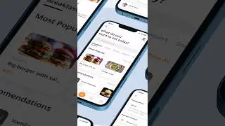 Quick Mobile UI Design - Food Delivery App