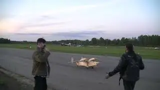 Бе-12 П 200 первый полёт и срыв синхронизации правого мотора