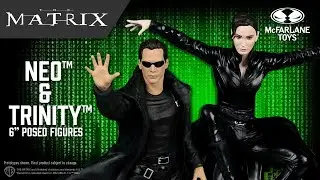 NEW Movie Maniacs™ The Matrix™ Neo™ & Trinity™ 6
