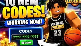 10 NEW CODES | BASKETBALL LEGENDS |