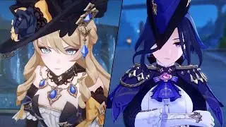 Clorinde and Navia save the Traveller - Cutscene | Archon Quest Chapter IV: Act II | Genshin Impact