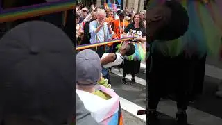 LGBT Boston Pride Parade Ribbing cutting ceremony 2023 Ma Governor Maura Healey Mayor Michelle Wu