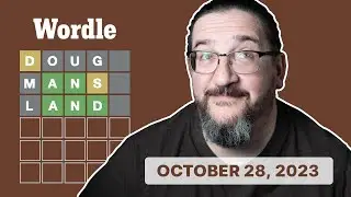 Doug plays today's Wordle 861 for 10/28/2023