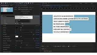 Adobe After Effects - Advanced LIVE - OnLINE Course - Exercise - Intelligent Design Asset (IDA)