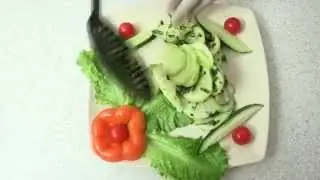 Закуска из маринованых кобачков