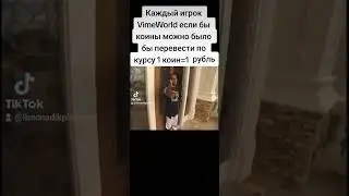 Если бы коины можно было бы обменять на 💰 деньги #vimeworld #minecraft #shorts
