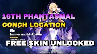 [ Genshin 2.8 ] 16th Phantasmal Conch Location Guide and Fischl skin Unlocked | Genshin Impact