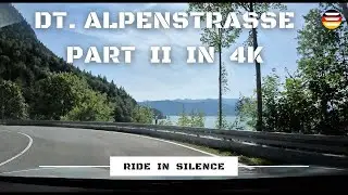 Driving towards beautiful Walchsee on countryroads in 4K | Germany