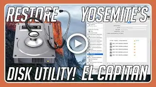 Restore Yosemite’s Disk Utility on EL Capitan