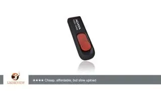 ADATA C008 64GB USB 2.0 Retractable Capless Flash Drive, Black/ RED (AC008-64G-RKD) | Review/Test