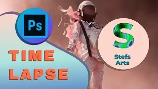 The burning astronaut | Timelapse Photoshop Editing Tutorial